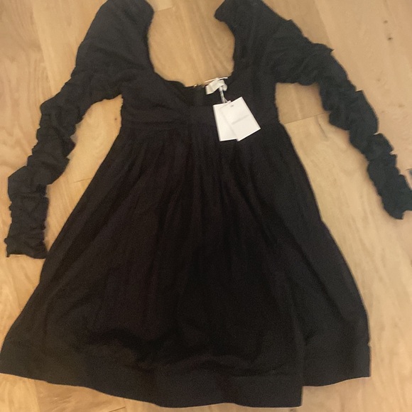 BNWTs Zimmermann dress . Size 0  . Black cotton - Picture 2 of 7